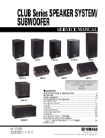 Yamaha CW-112-V - Service Manual 